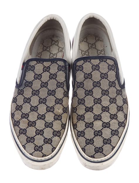 gucci mens black sneakers slip on|authentic Gucci sneakers for men.